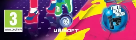 Just Dance 3, the PEGI square on its front