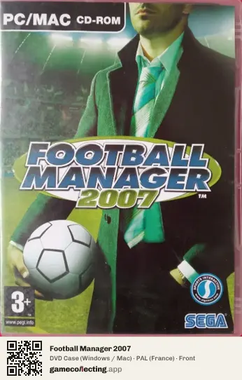 Football Manager 2007 Computer, France box front