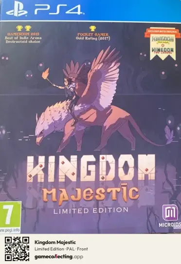 Kingdom Majestic PlayStation 4, PAL box front