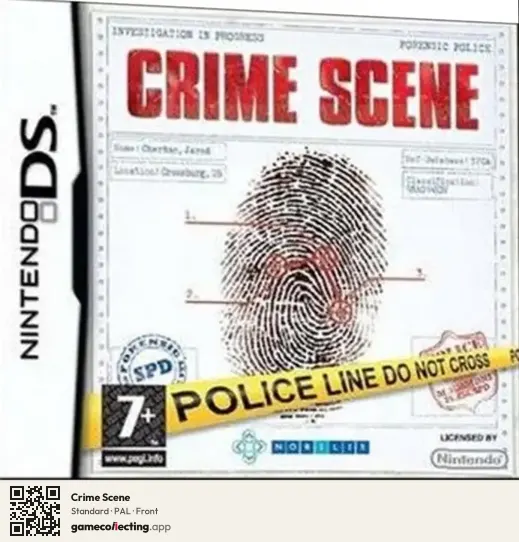 Crime Scene Nintendo DS, PAL box front
