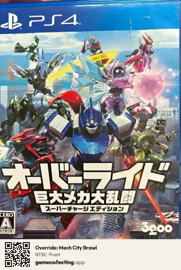 Override: Mech City Brawl PlayStation 4, NTSC box front