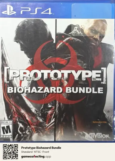 Prototype Biohazard Bundle PlayStation 4, NTSC box front