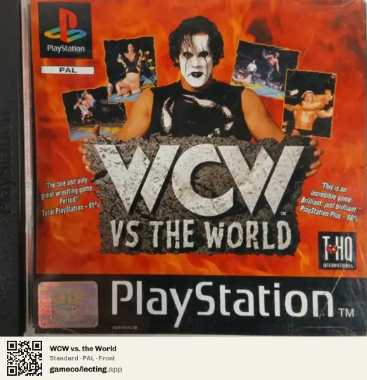 WCW vs. the World PlayStation, PAL box front