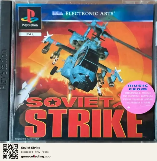 Soviet Strike PlayStation, PAL box front