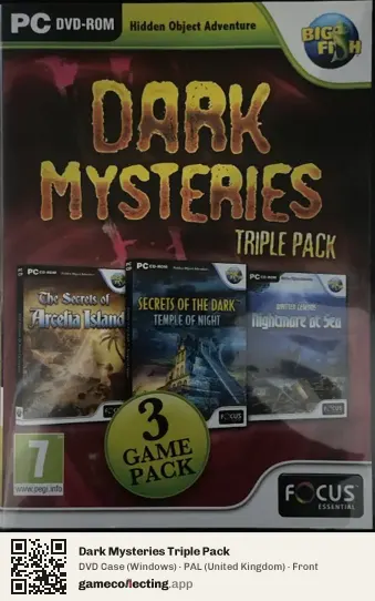 Dark Mysteries Triple Pack Computer, United Kingdom box front