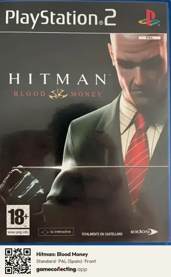 Hitman: Blood Money PlayStation 2, Spain box front