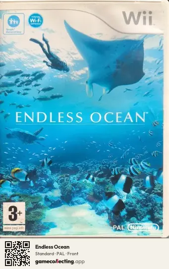 Endless Ocean Nintendo Wii, PAL box front
