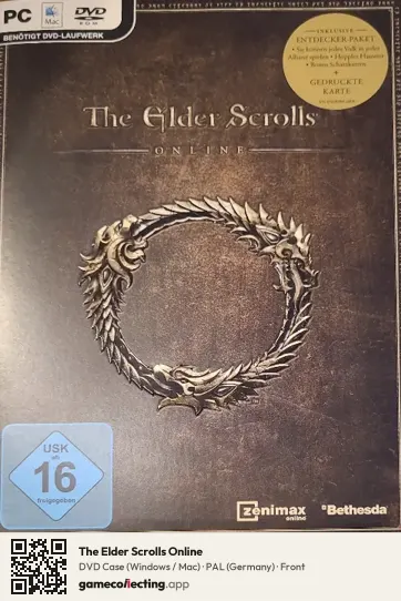 The Elder Scrolls Online Computer, Germany box front