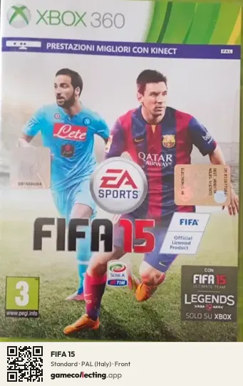 FIFA 15 Xbox 360, Italy box front