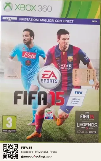 FIFA 15 Xbox 360, Italy box front