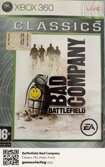 Battlefield: Bad Company Xbox 360, Italy box front