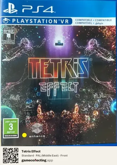 Tetris Effect PlayStation 4, Middle East box front