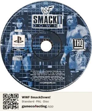WWF SmackDown! PlayStation, PAL disc