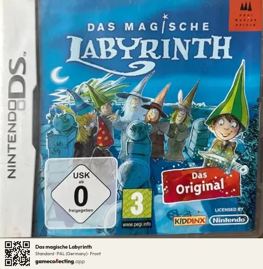 Das magische Labyrinth Nintendo DS, Germany box front