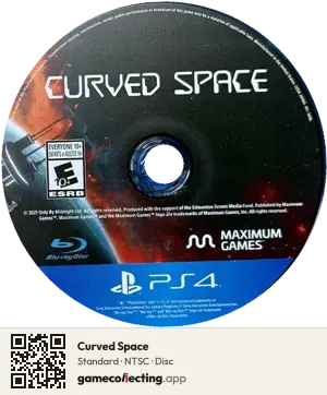 Curved Space PlayStation 4, NTSC disc