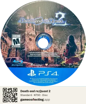 Death end re;Quest 2 PlayStation 4, NTSC disc