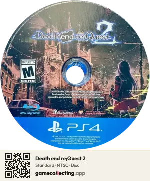 Death end re;Quest 2 PlayStation 4, NTSC disc