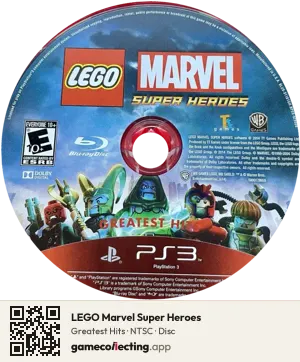 LEGO Marvel Super Heroes PlayStation 3, NTSC disc
