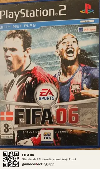 FIFA 06 PlayStation 2, Nordic countries box front
