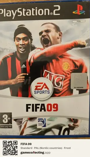 FIFA 09 PlayStation 2, Nordic countries box front