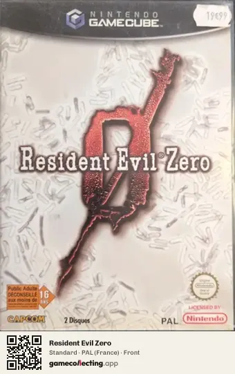 Resident Evil Zero Nintendo GameCube, France box front