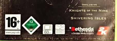 BioShock / The Elder Scrolls IV: Oblivion, the PEGI square on its front
