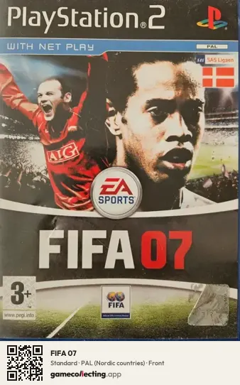 FIFA 07 PlayStation 2, Nordic countries box front