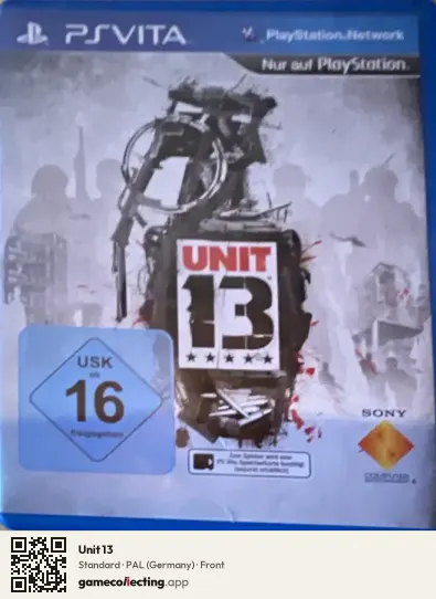 Unit 13 PlayStation Vita, Germany box front