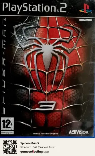 Spider-Man 3 PlayStation 2, France box front