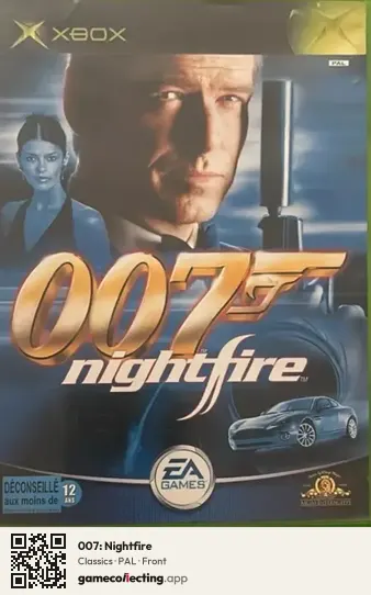 007: Nightfire Xbox, PAL box front