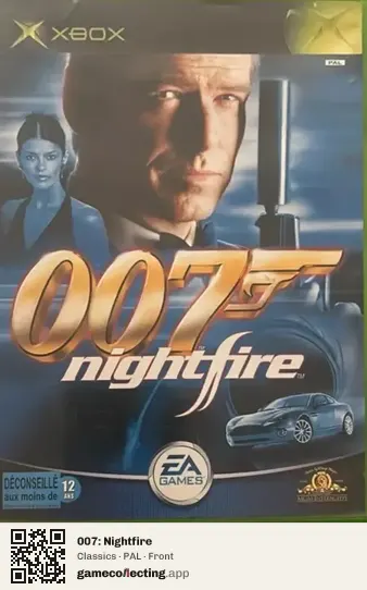 007: Nightfire Xbox, PAL box front