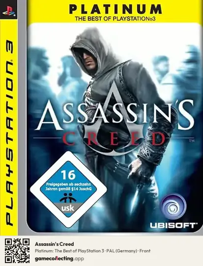 Assassin's Creed PlayStation 3, Germany box front
