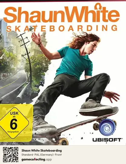 Shaun White Skateboarding PlayStation 3, Germany box front