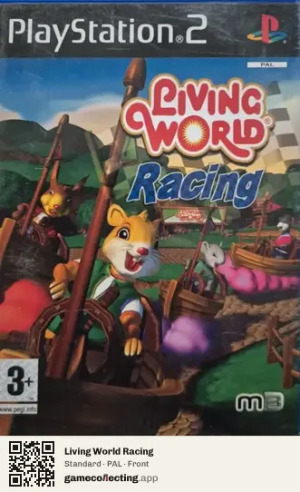 Living World Racing PlayStation 2, PAL box front