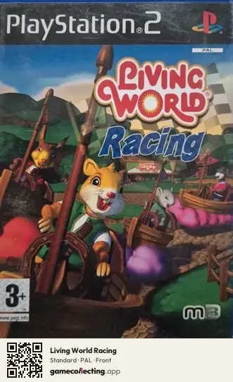 Living World Racing PlayStation 2, PAL box front
