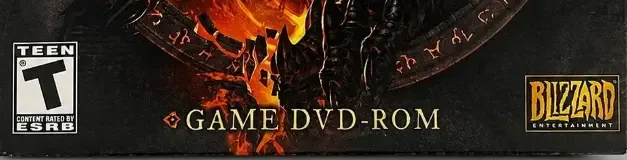 World of Warcraft: Cataclysm, the ESRB box on its front