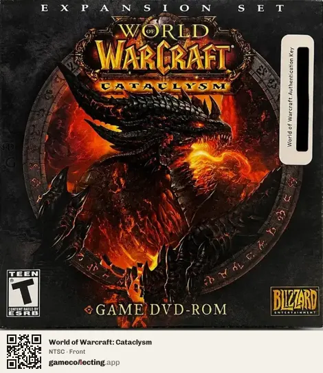 World of Warcraft: Cataclysm Computer, NTSC box front