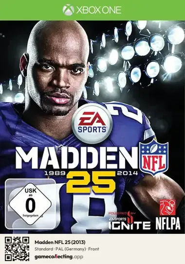 Madden NFL 25 (2013) Xbox One, Germany box front