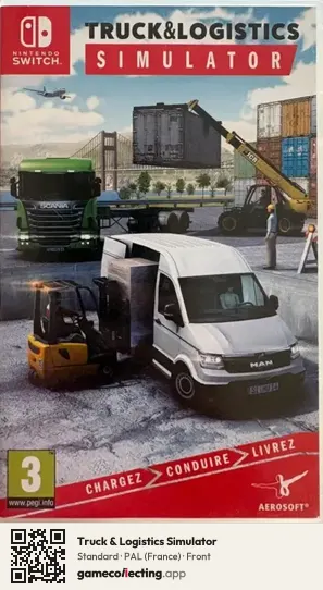 Truck & Logistics Simulator Nintendo Switch, France box front