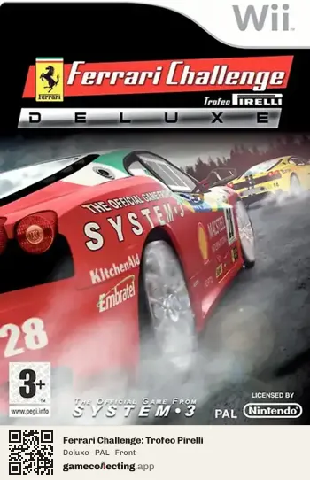 Ferrari Challenge: Trofeo Pirelli Nintendo Wii, PAL box front