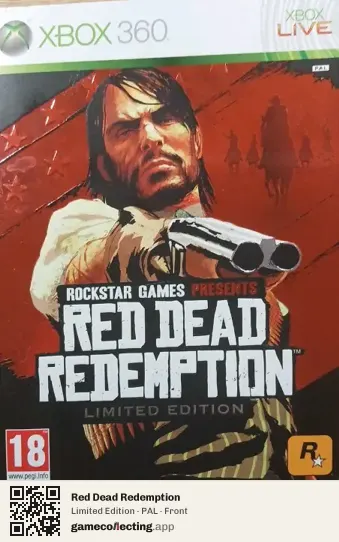 Red Dead Redemption Xbox 360, PAL box front