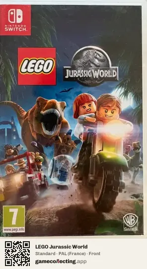 LEGO Jurassic World Nintendo Switch, France box front