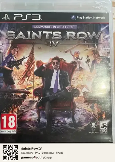 Saints Row IV PlayStation 3, Germany box front