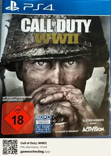 Call of Duty: WWII PlayStation 4, Germany box front