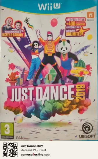 Just Dance 2019 Nintendo Wii U, PAL box front