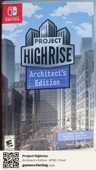 Project Highrise Nintendo Switch, NTSC box front