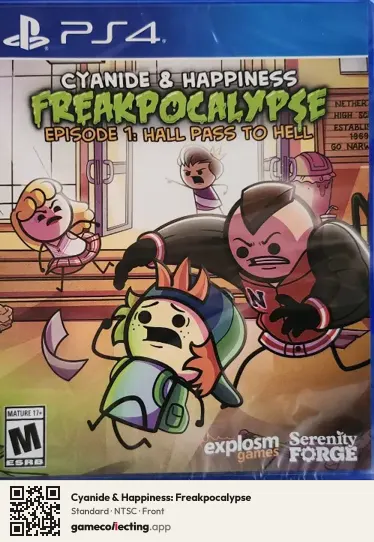 Cyanide & Happiness: Freakpocalypse PlayStation 4, NTSC box front