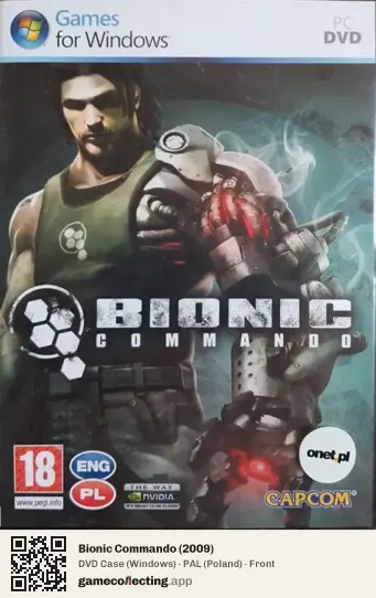 Bionic Commando (2009) Computer, Poland box front