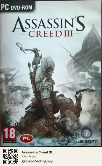 Assassin's Creed III Computer, PAL box front