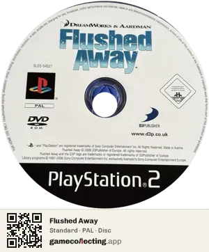 Flushed Away PlayStation 2, PAL disc